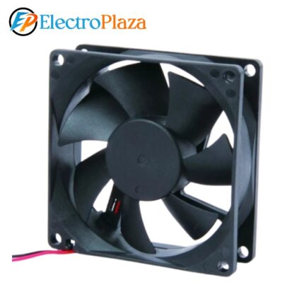 Small 8025 3 inch (80x80x25mm) Brushless 12V DC exhaust cooling fan single piece