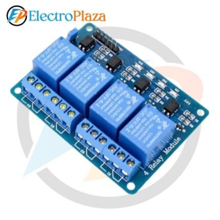 12V 4 Channel Relay Module (with Optocoupler)
